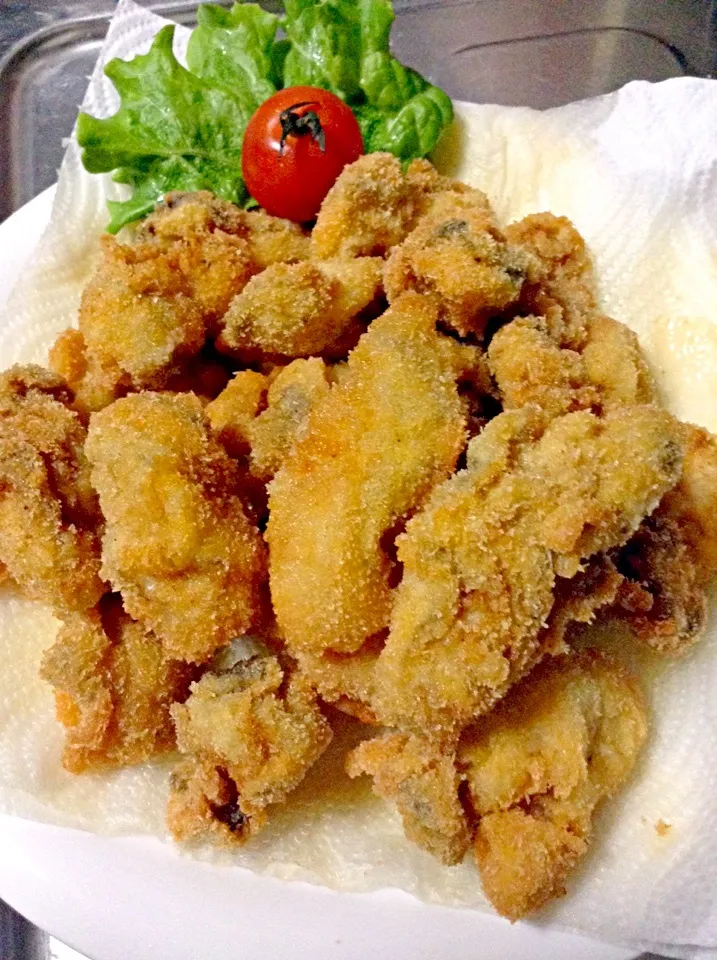 kaki fry yummy :)|nakamura norie(中村 紀恵)さん