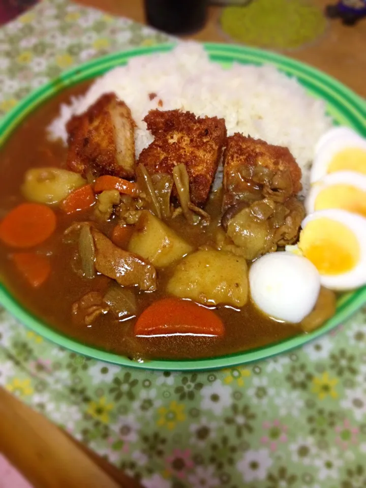 チキンカツ和風出汁カレー|ひっちさん