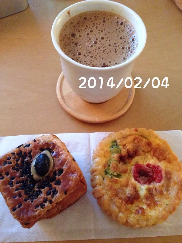 Snapdishの料理写真:朝ごはん  2014・2・4|ローゼルさん