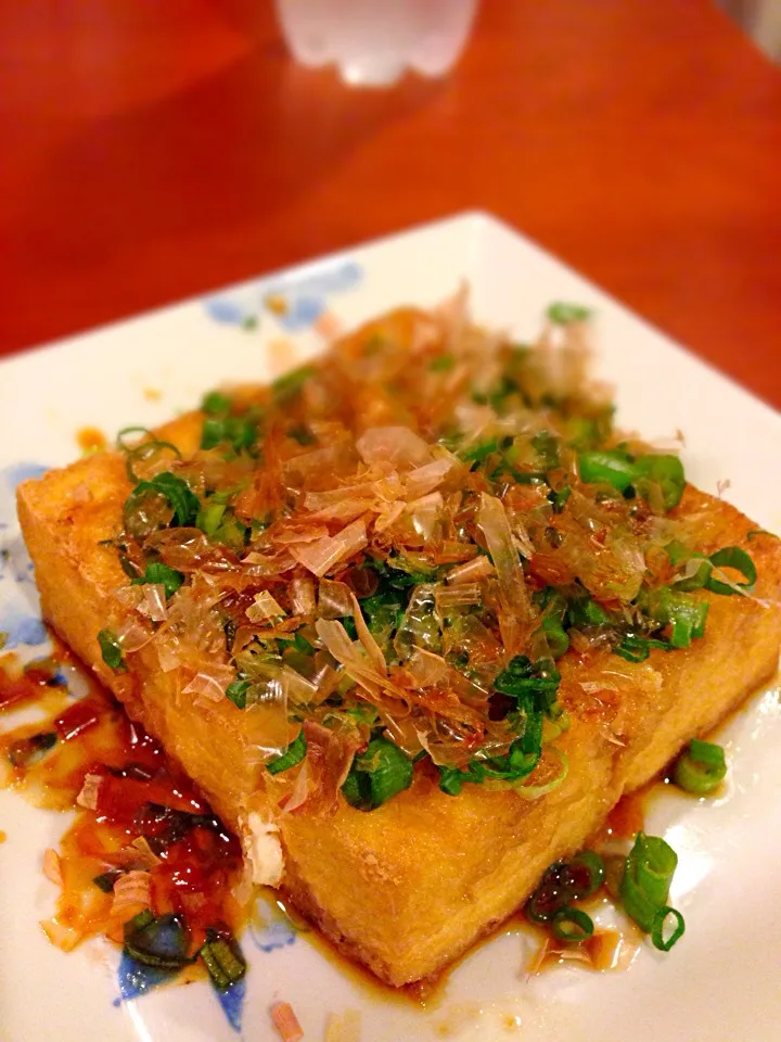 厚揚げ Fried soy bean curd|Funky Chefさん