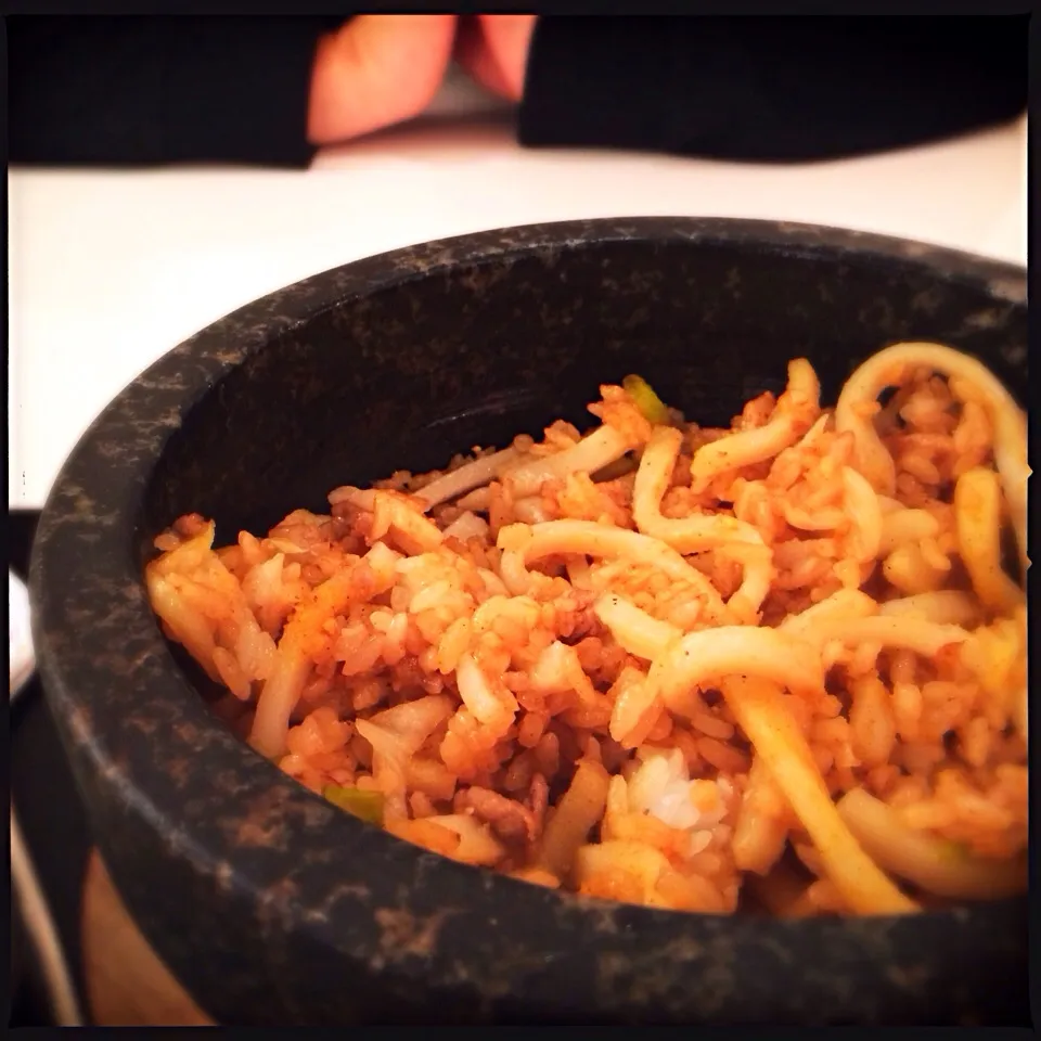 Snapdishの料理写真:石焼カレーうどん飯|Keisuke Makinoさん