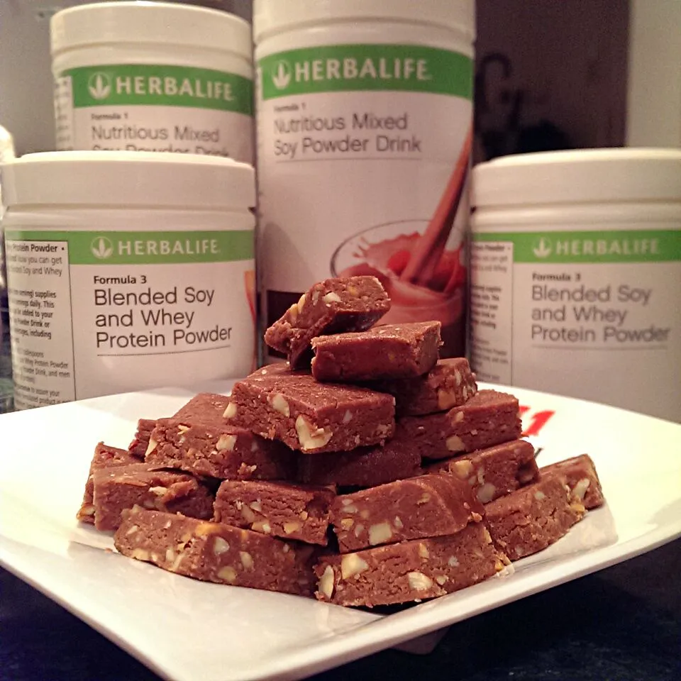 Peanut butter and chocolate protein cubes|Ryan Leeさん