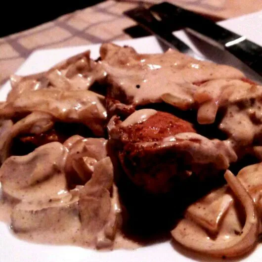 Snapdishの料理写真:chicken steak with mushroom sauce. ..|Haider Syedさん