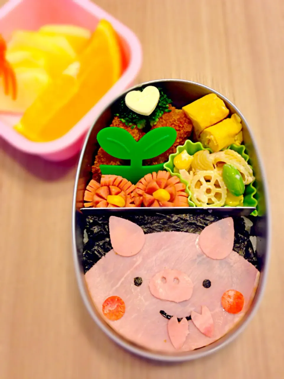 ぶたさん♡お弁当|きよ♡さん