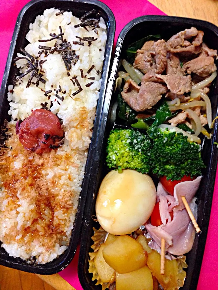 Snapdishの料理写真:男子中学生弁当|ゆかりすさん