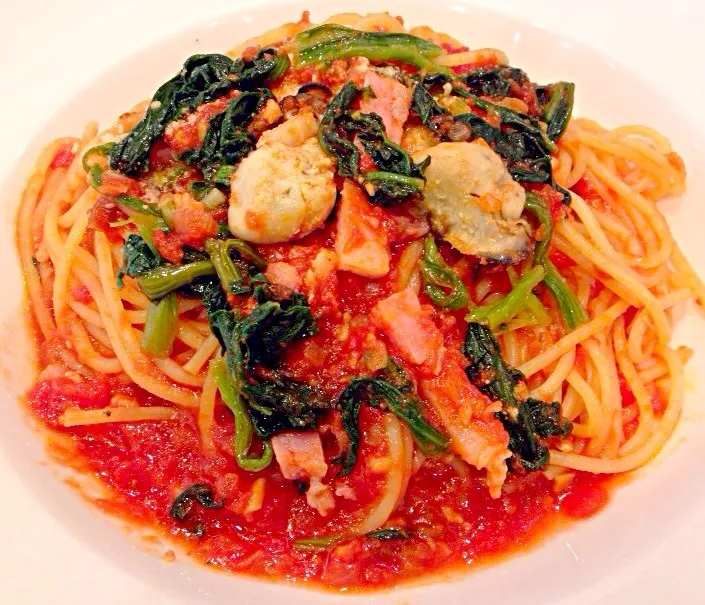 Oyster Tomato Sauce Spaghetti|Liezlさん