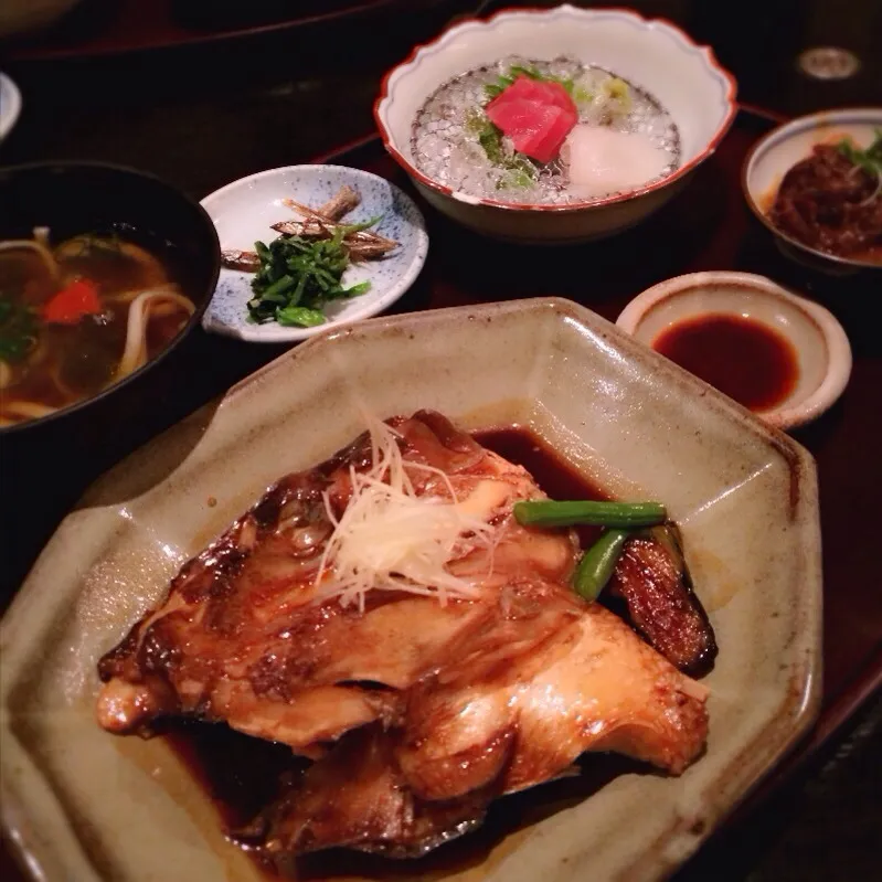 鯛のあら定食|ekさん