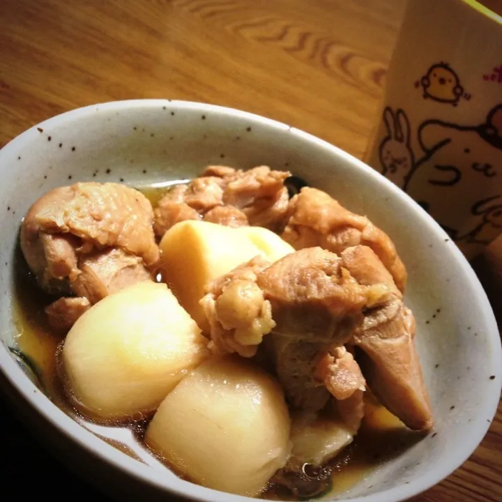 里芋と鶏肉の煮物。|づんださん