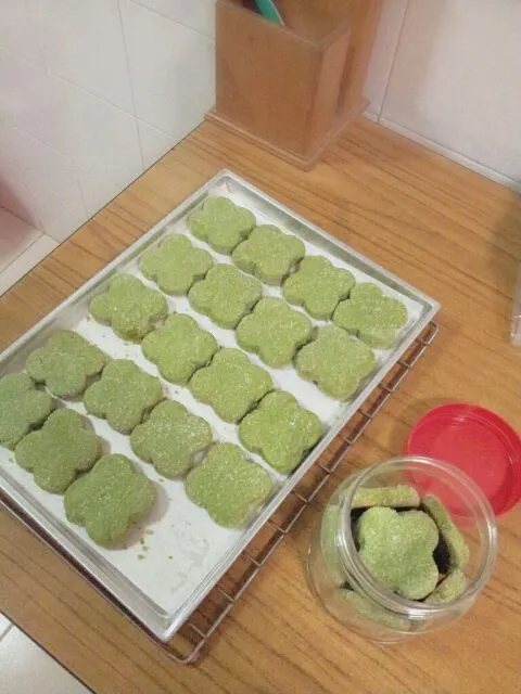 Matcha Shortbread Cookies for Chinese New Year|Shannonさん