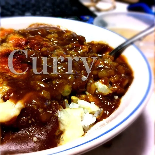 140105-カレー ¥230 #夕食 #自炊|dune725さん