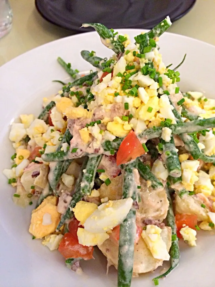 Niçoise salad - tuna, bean, tomatoes, anchovies, aioli, egg & potato|12Dragonさん