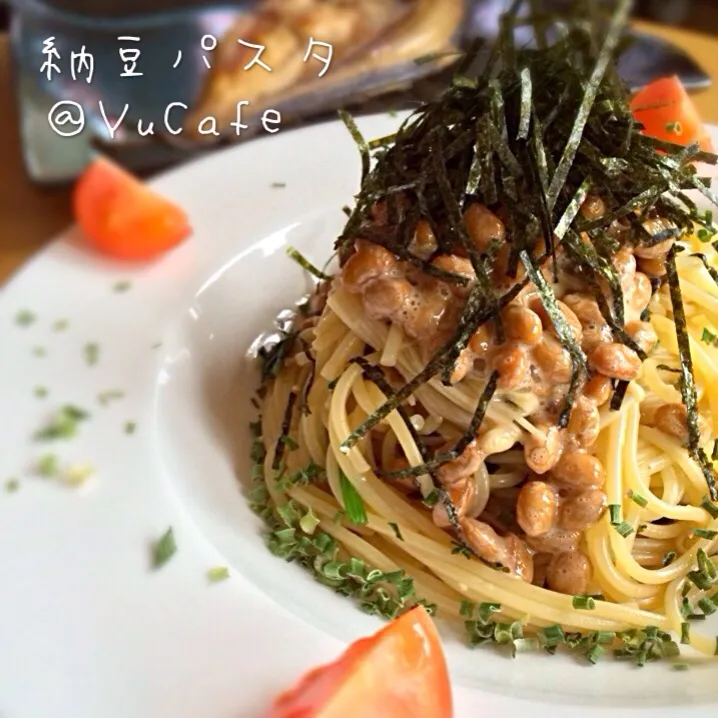 YuCafe風納豆パスタ|YuCafeさん