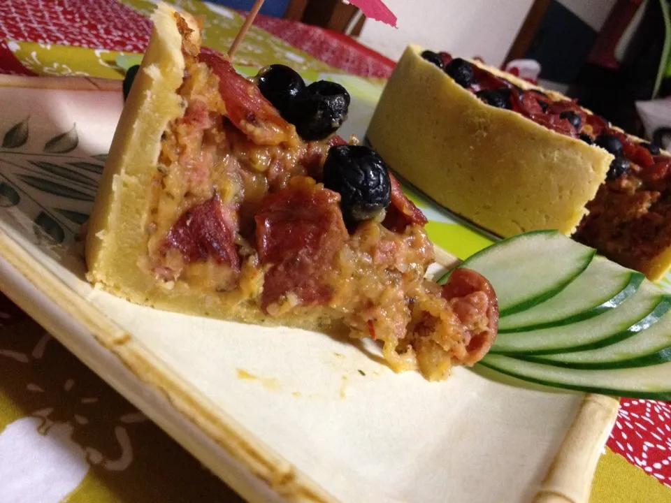 Deliciosa torta de calabresa!!!|Brandao Willさん