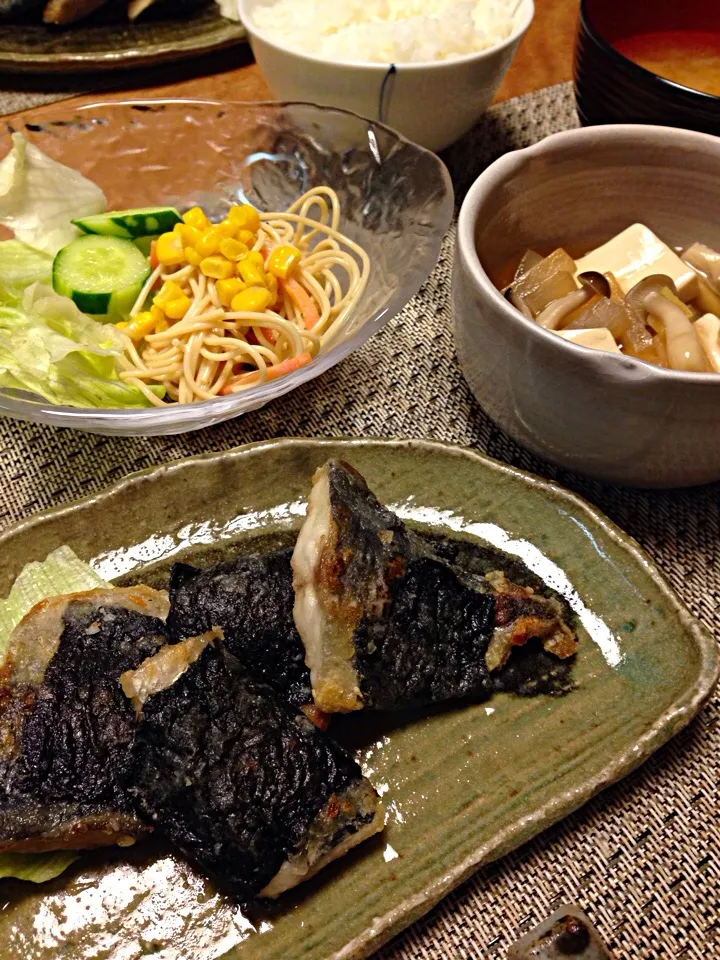 Snapdishの料理写真:あじの磯辺巻き|Sakikoさん