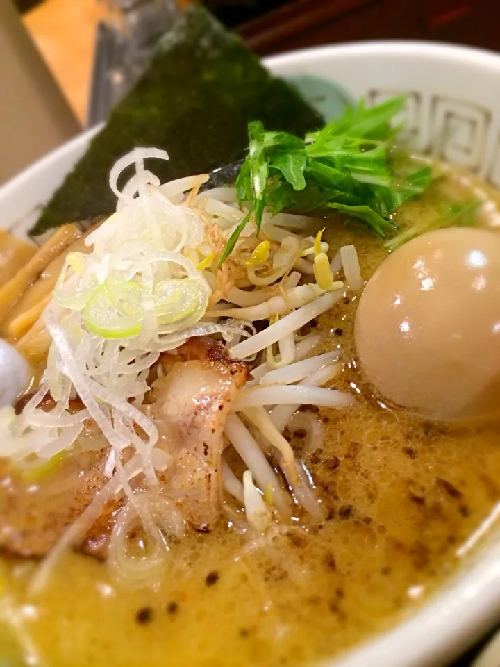 白味噌ラーメン、味玉入り|Masaru Iwataさん