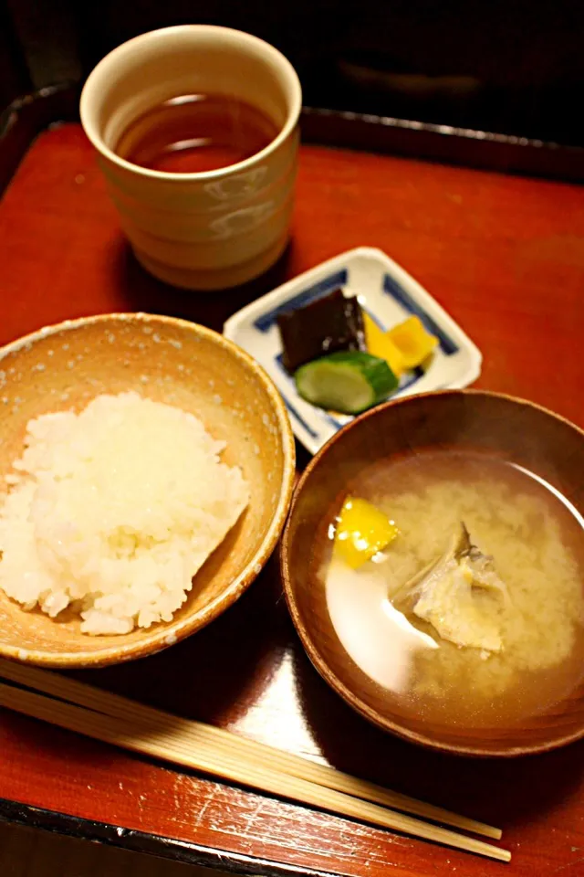 Snapdishの料理写真:鯉こく ご飯  香の物|OTISさん