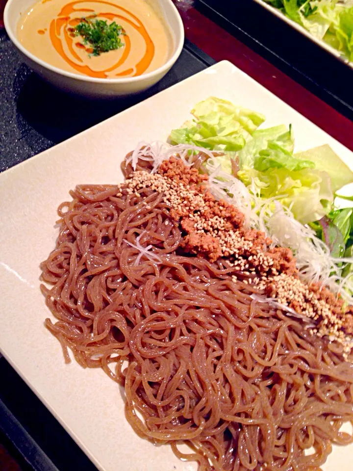 初めて食べました！担々つけ蕎麦！|永井康一さん