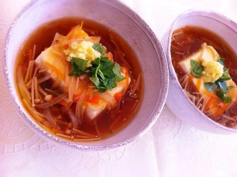 あんかけ湯豆腐☆|めぇさん