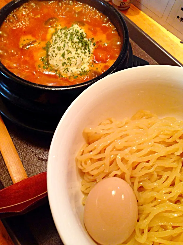 イタリアン風トマトつけ麺|中華蕎麦 銀時さん