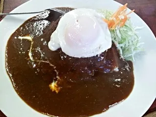 ハンバーグカレー目玉のせ|jstさん