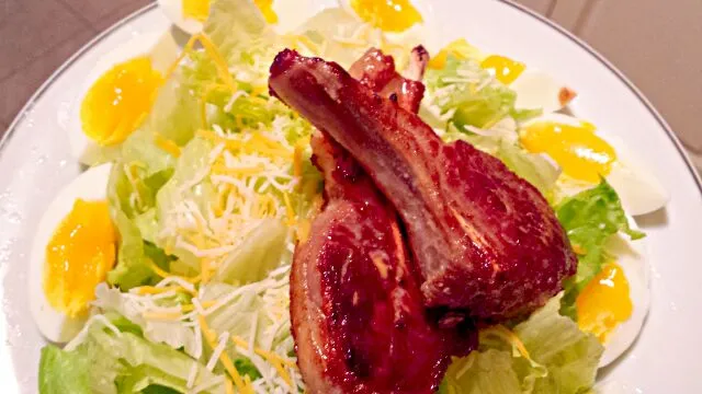 Lamb Chop Ceasar Salad|lilian angさん