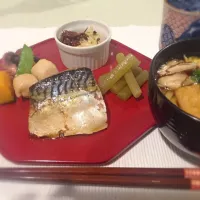 Snapdishの料理写真:検査の後の晩ご飯は、バランス重視|Nanako Dewaさん