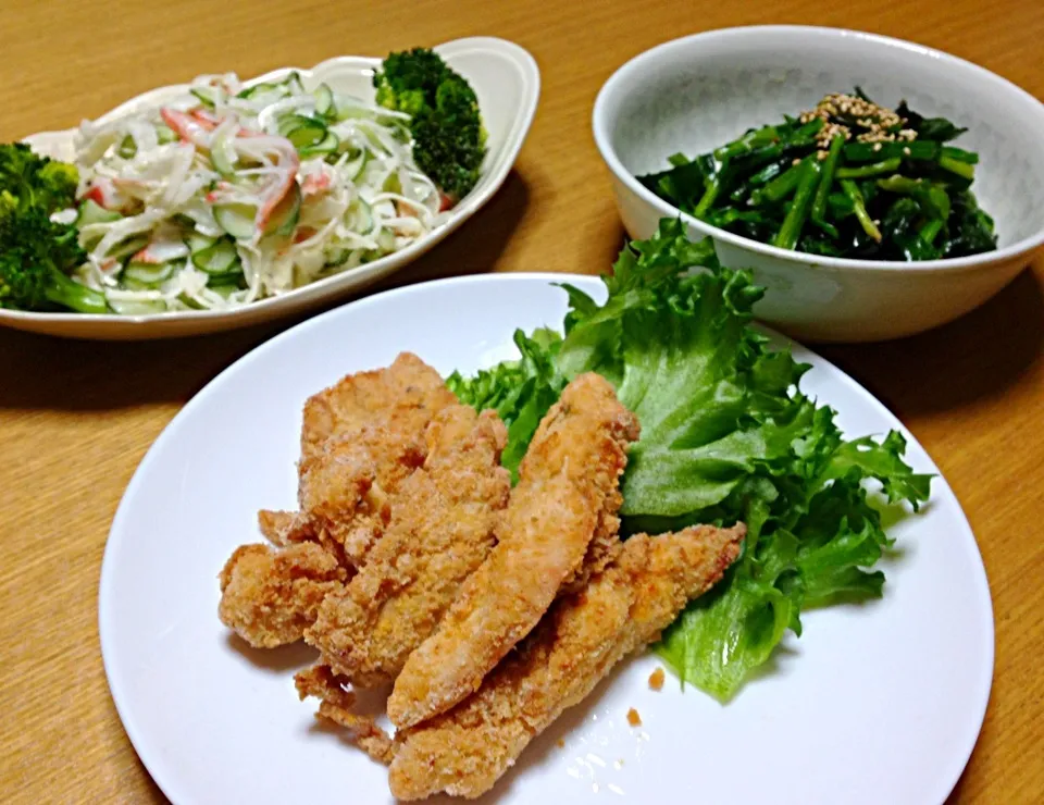 Snapdishの料理写真:旬のメニューと旬の野菜達で晩御飯🎶🎶|川上千尋さん