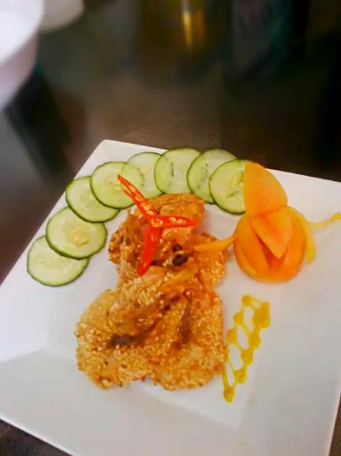 Prawn with Sesame Seed|Dan Alfred Garcia Madriagaさん