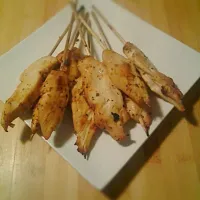 Snapdishの料理写真:chicken skewers|rachel croteauさん