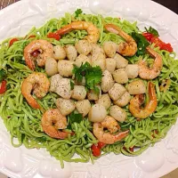 Shrimp & scallop scampi|tam hoさん