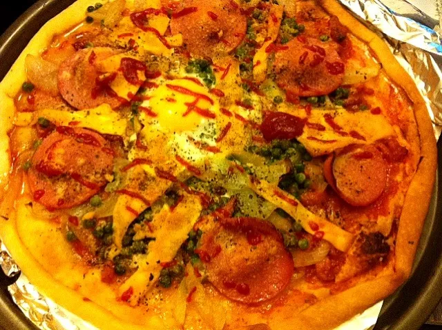 Snapdishの料理写真:pizza home made|Fanniesyさん