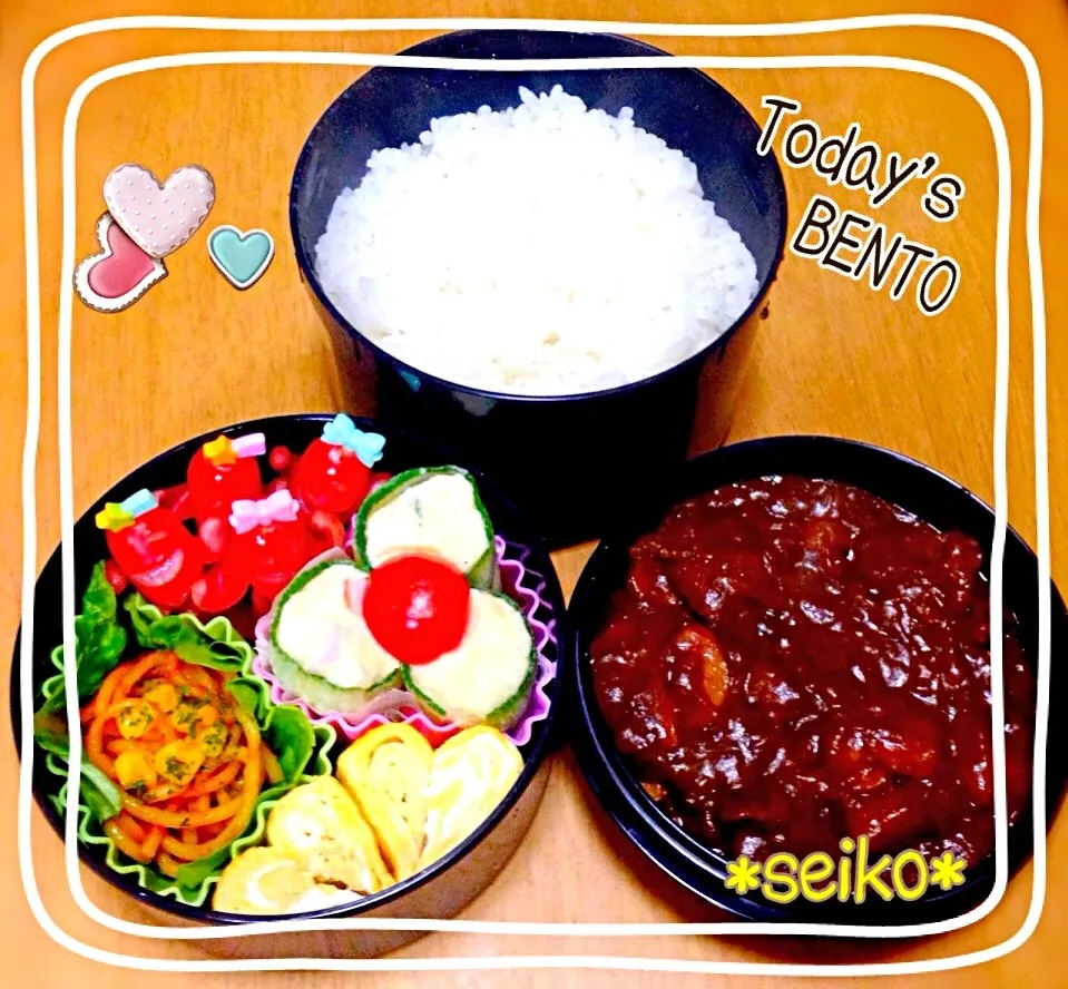 次女のお弁当☆ 2014.2.8|*seiko*さん