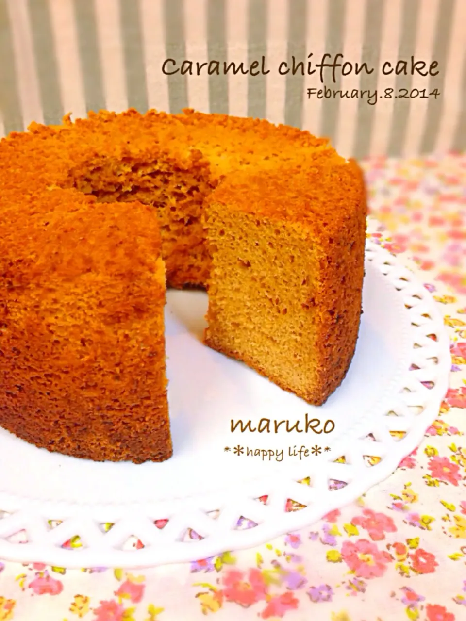 ＊キャラメルシフォンケーキ＊|TAEKO ITOさん