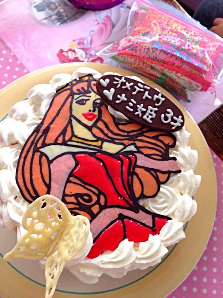 オーロラ姫の誕生日ケーキ|なみもさん