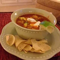 Snapdishの料理写真:Tortilla soup|denise valliantさん