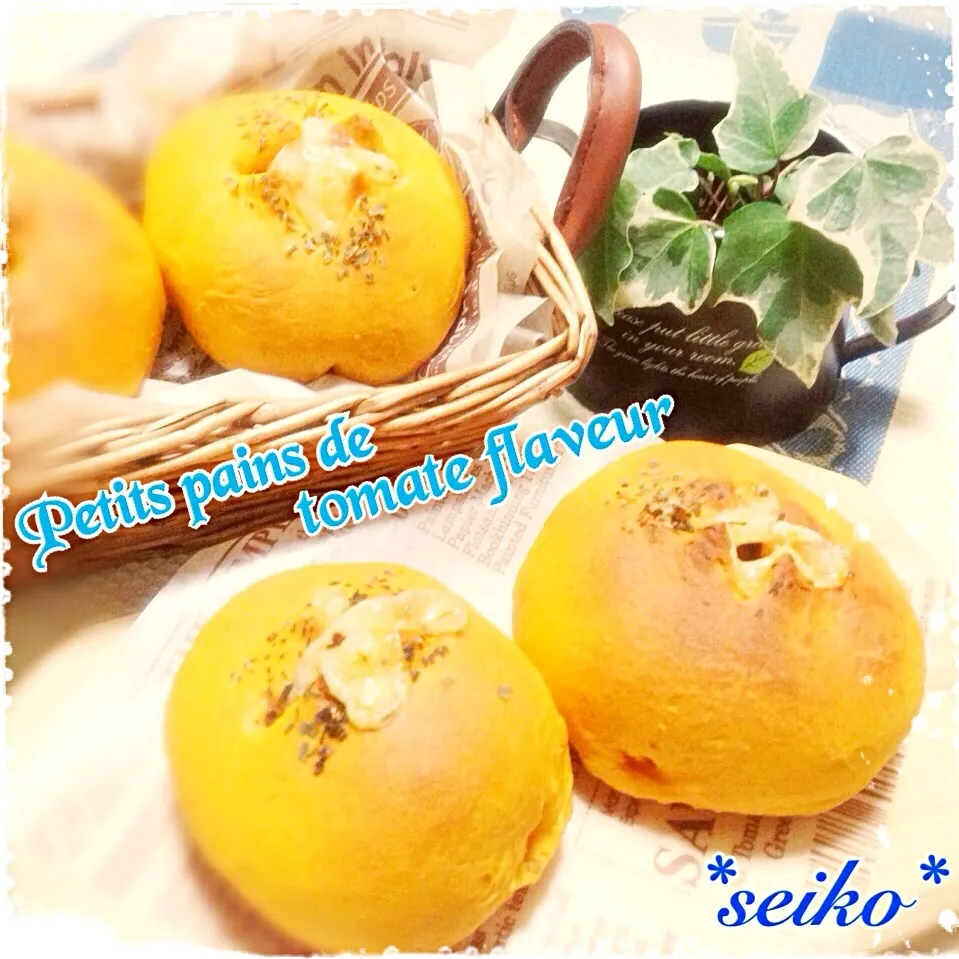 トマト風味のソフトフランス くららちゃんThanks Ver.( •ॢ◡-ॢ)-♡|*seiko*さん