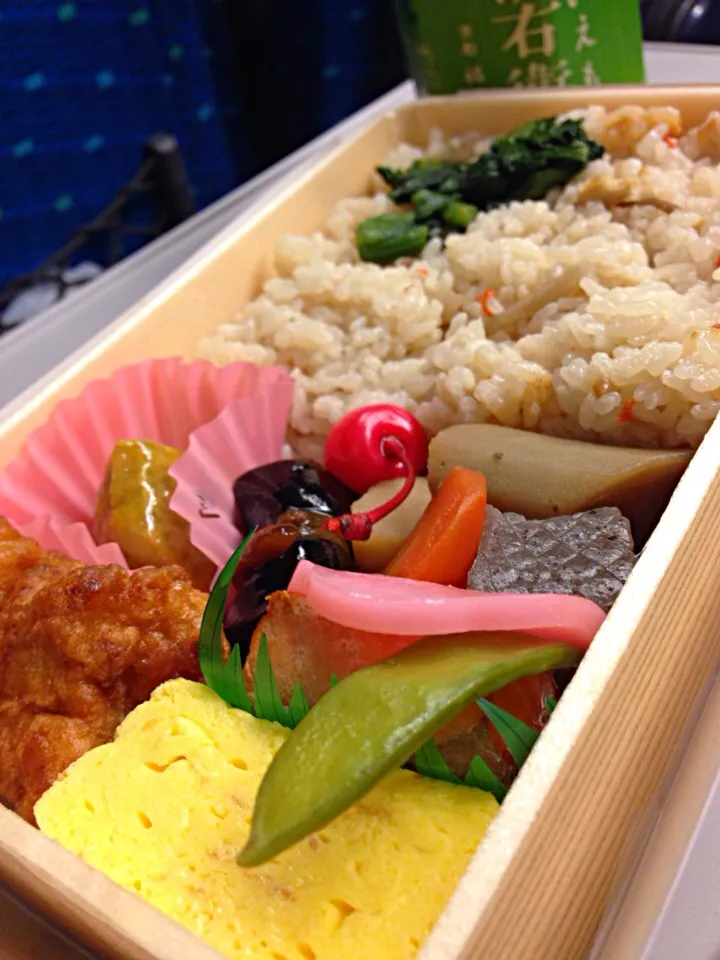 雪の新幹線弁当|ごはんできたよ〜さん