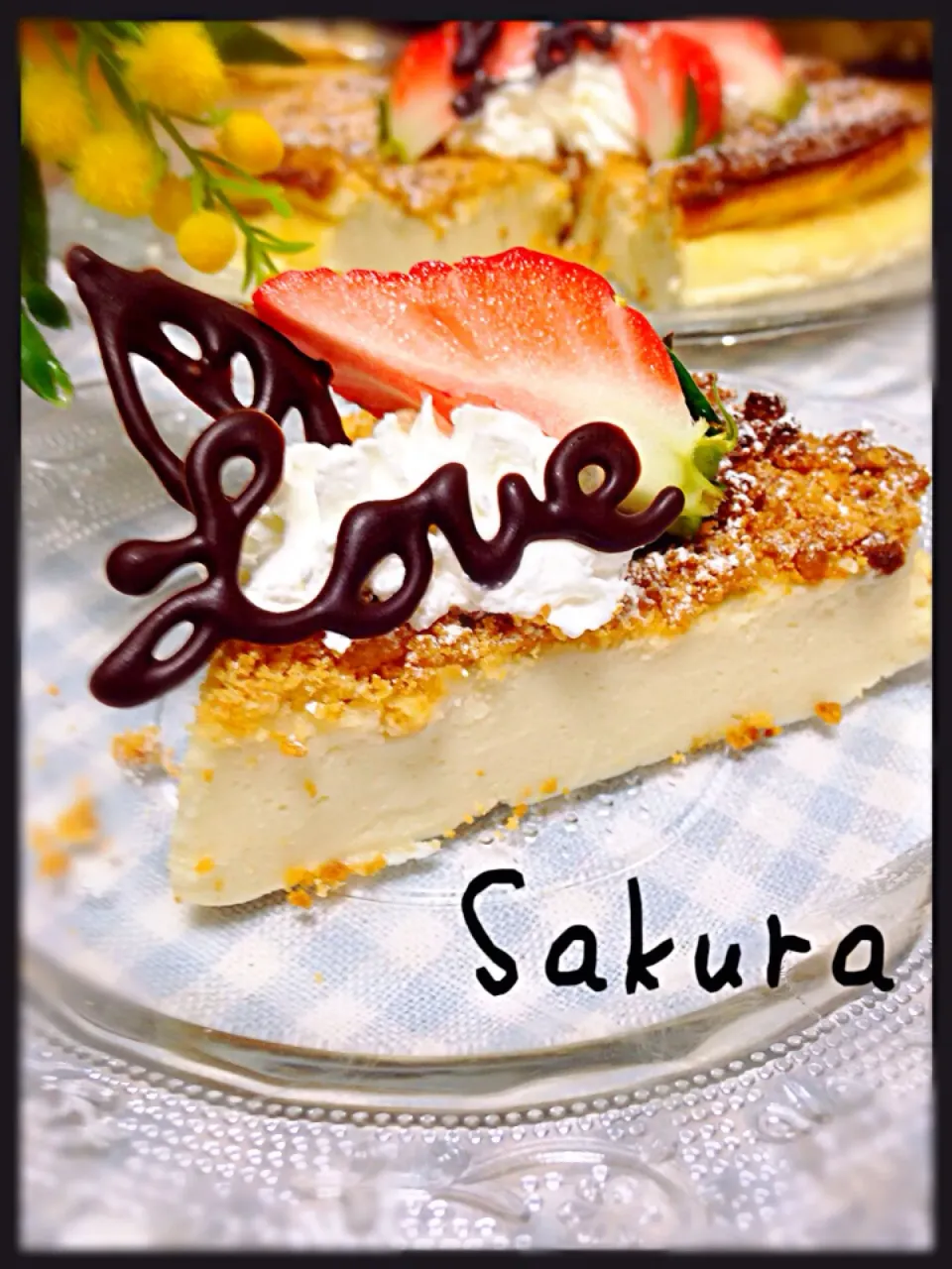 ひかりママ♡さんの料理 濃厚ミルキー♡ホワイトチーズケーキ♪タカナシ乳業さんのクリームチーズ使用💖|さくちんさん