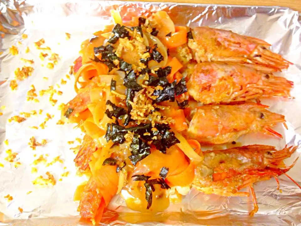 Crispy Carrots Prawn/ with sweet and sour,|Jefferson M. Macalindongさん