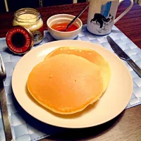 Snapdishの料理写真:雪の日ホットケーキ❤️|前子さん