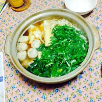 Snapdishの料理写真:うどんすき|Takako Furukawaさん