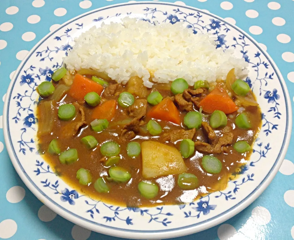 Snapdishの料理写真:Pork & vegs. Spicy Curry|Liezlさん