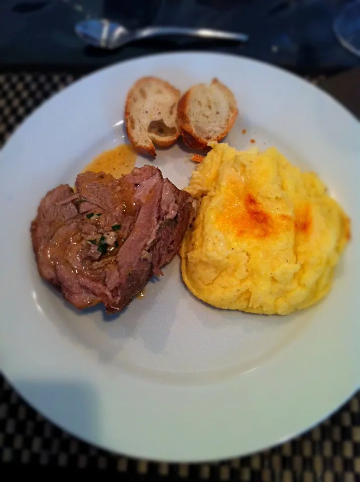 Roast lamb and Potato pancake;))|aястасияさん