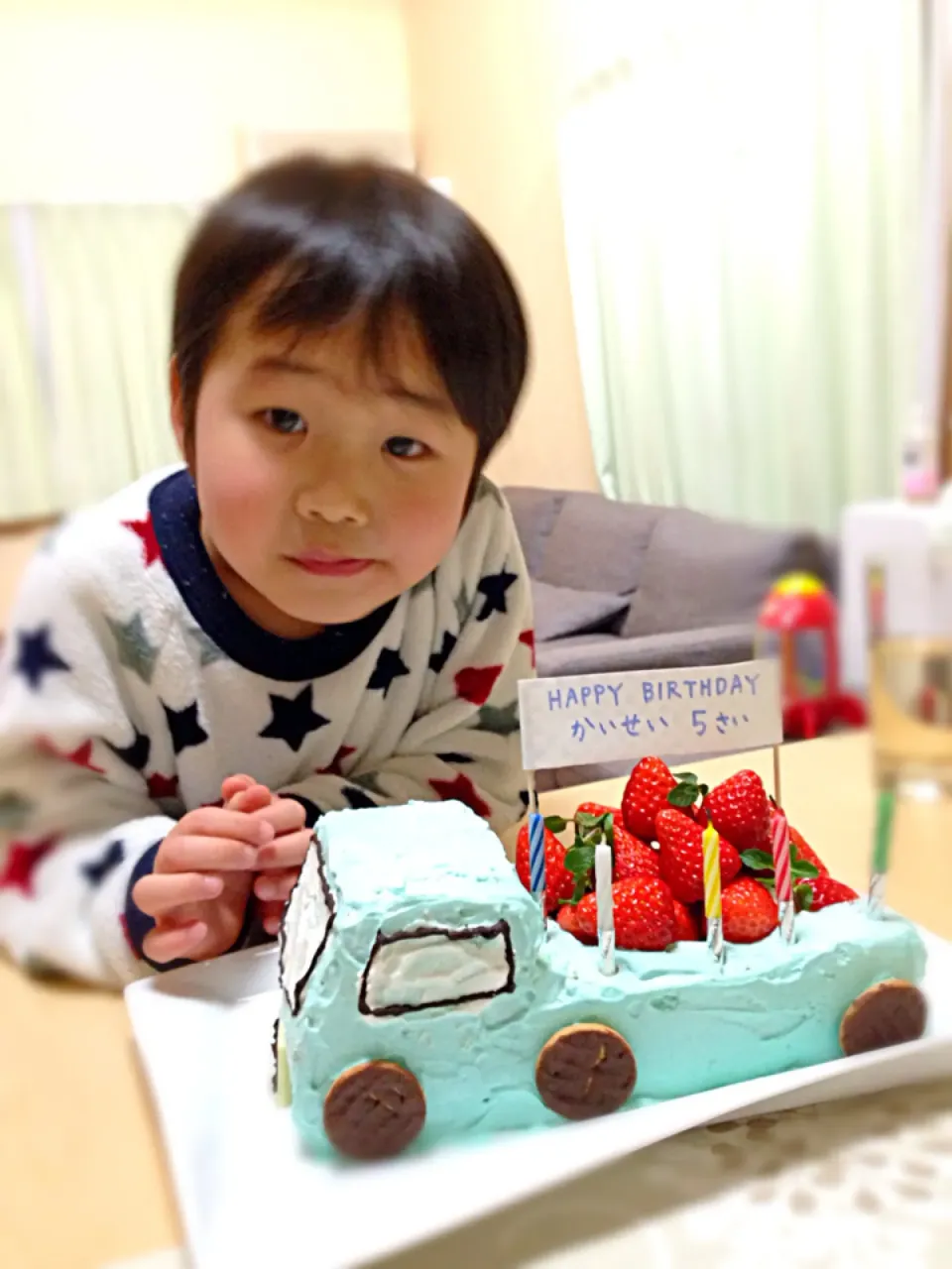 5歳の誕生日((o(´∀｀)o))|ひとみさん