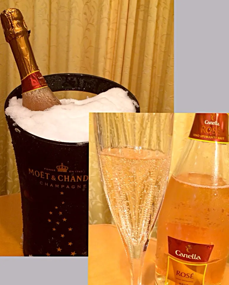 Snapdishの料理写真:雪見SPUMANTE ／Canella vino spumante ROSE|まるまさん