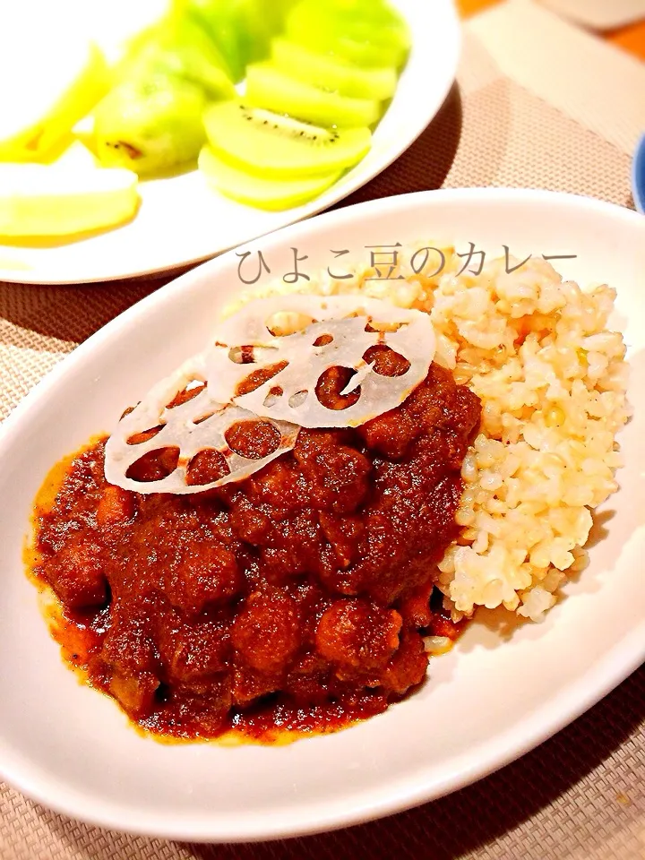 玄米ごはん＆ひよこ豆のカレー|＊さくら＊さん