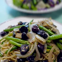 Snapdishの料理写真:oil pasta with green bean|Elsieさん