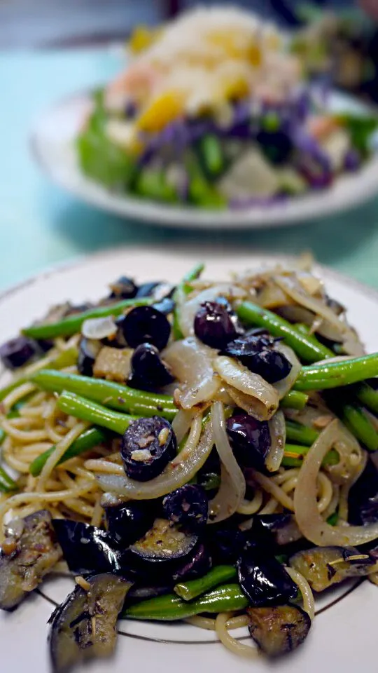 oil pasta with green bean|Elsieさん