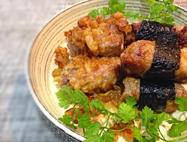 焼き豆腐の豚肉巻き|太田知子さん