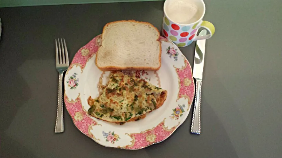 omelette with shallots and coriander|chandu patilさん